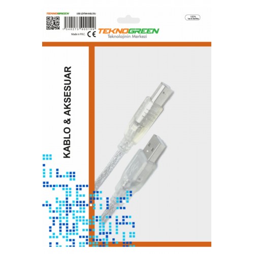 Tku-2005 5mt Usb Yazıcı Kablosu